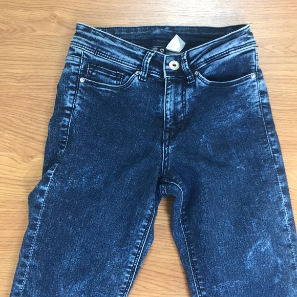 Divided H&M Skinny Jeans Size 2 Good Stretch Blue - Picture 2 of 7